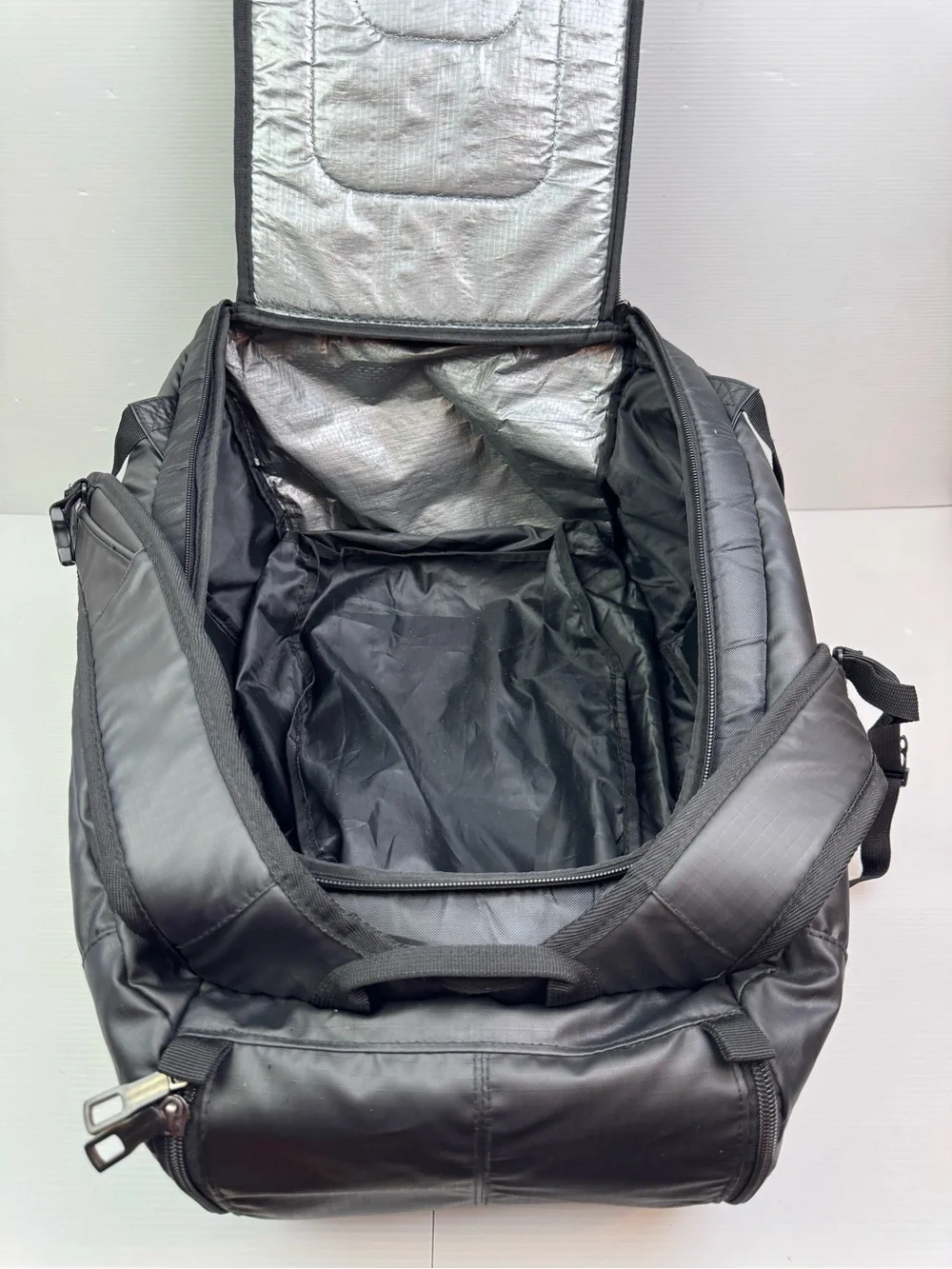 Surefoot Pro Day Pack Ski Boot Bag Backpack Black Travel Case Helmet Storage